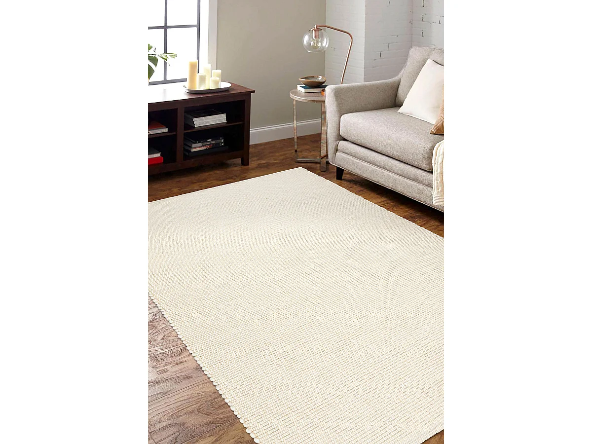 Tapis NEPAL 2100 naturel, crème - laine, double face 250x300 cm