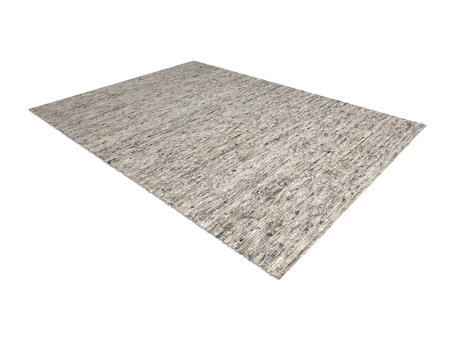 Tapis NEPAL 2100 naturel grigio - laine, double face 60x100 cm