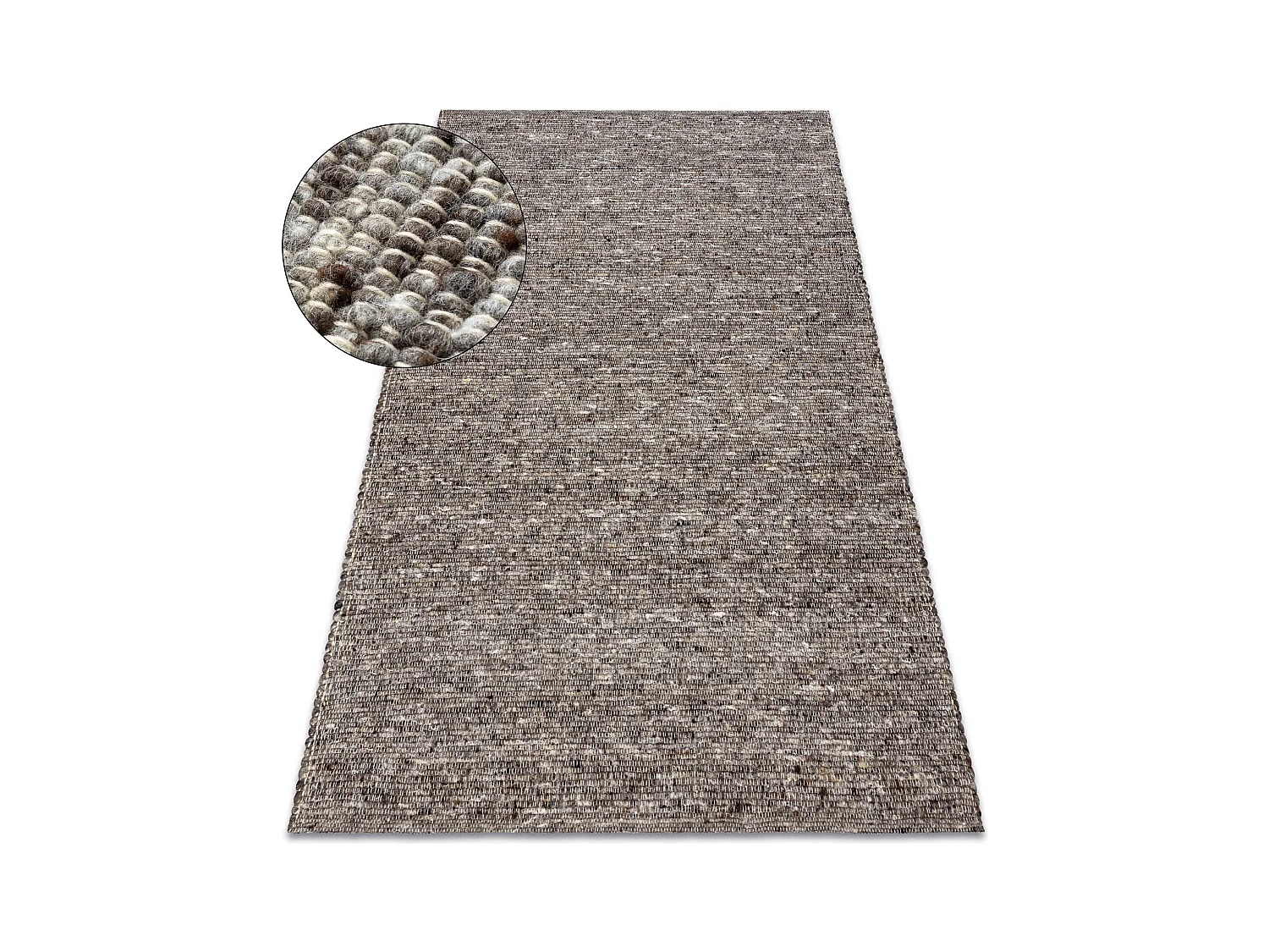Tapis NEPAL 2100 stone, grigio - laine, double face 250x300 cm