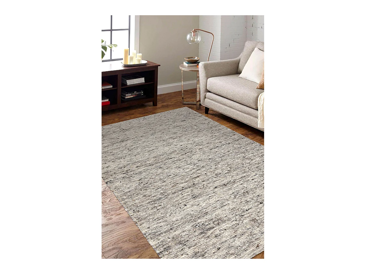 Tapis NEPAL 2100 naturel grigio - laine, double face 200x300 cm
