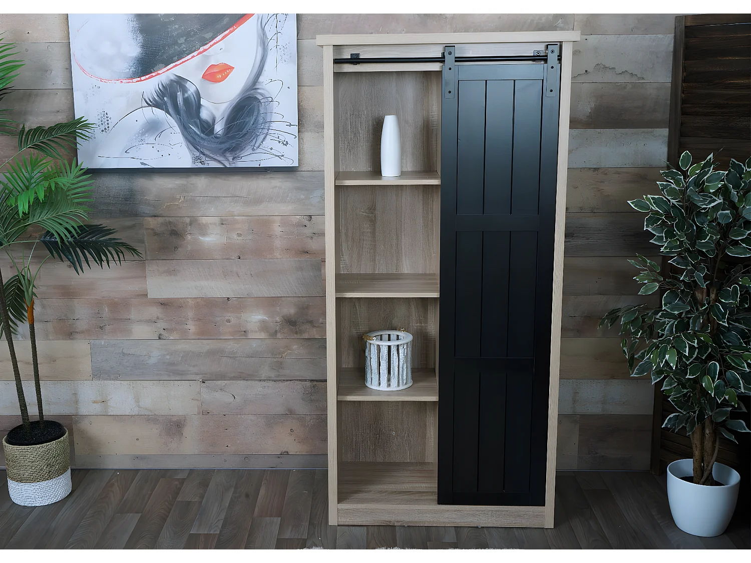 Armoire MCW-K75,  naturel