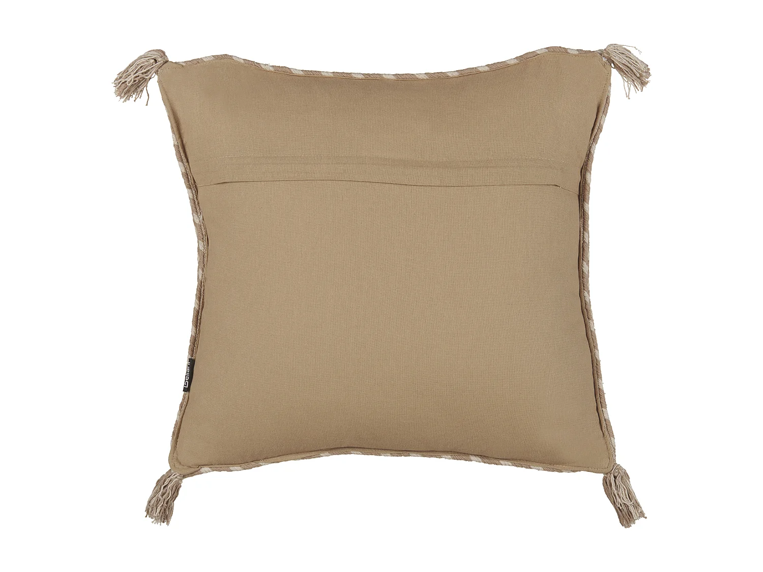 Coussin ERIGERON Jute 45 x 45 cm Beige Unicolore