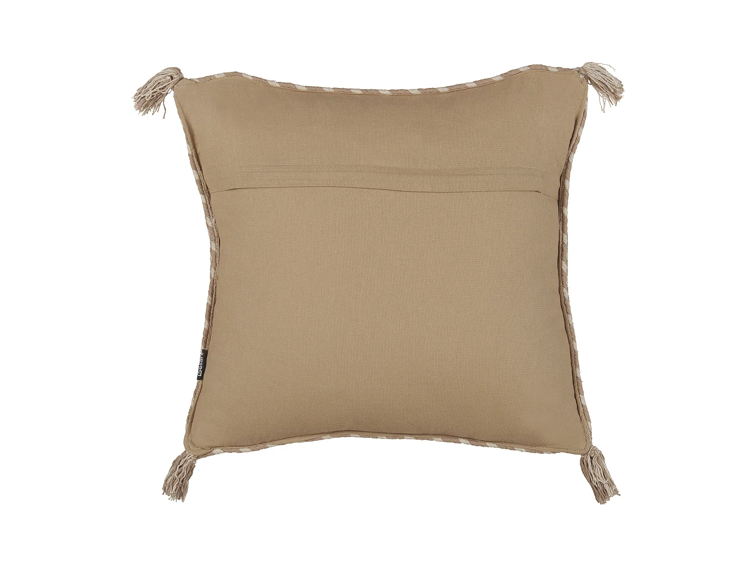 Coussin ERIGERON Jute 45 x 45 cm Beige Unicolore