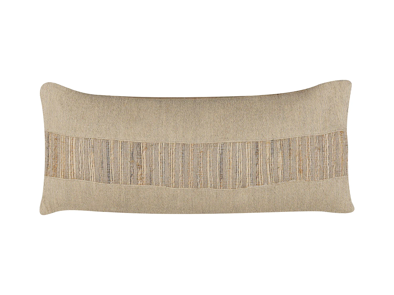 Coussin LUINA Jute 30 x 70 cm Beige Unicolore