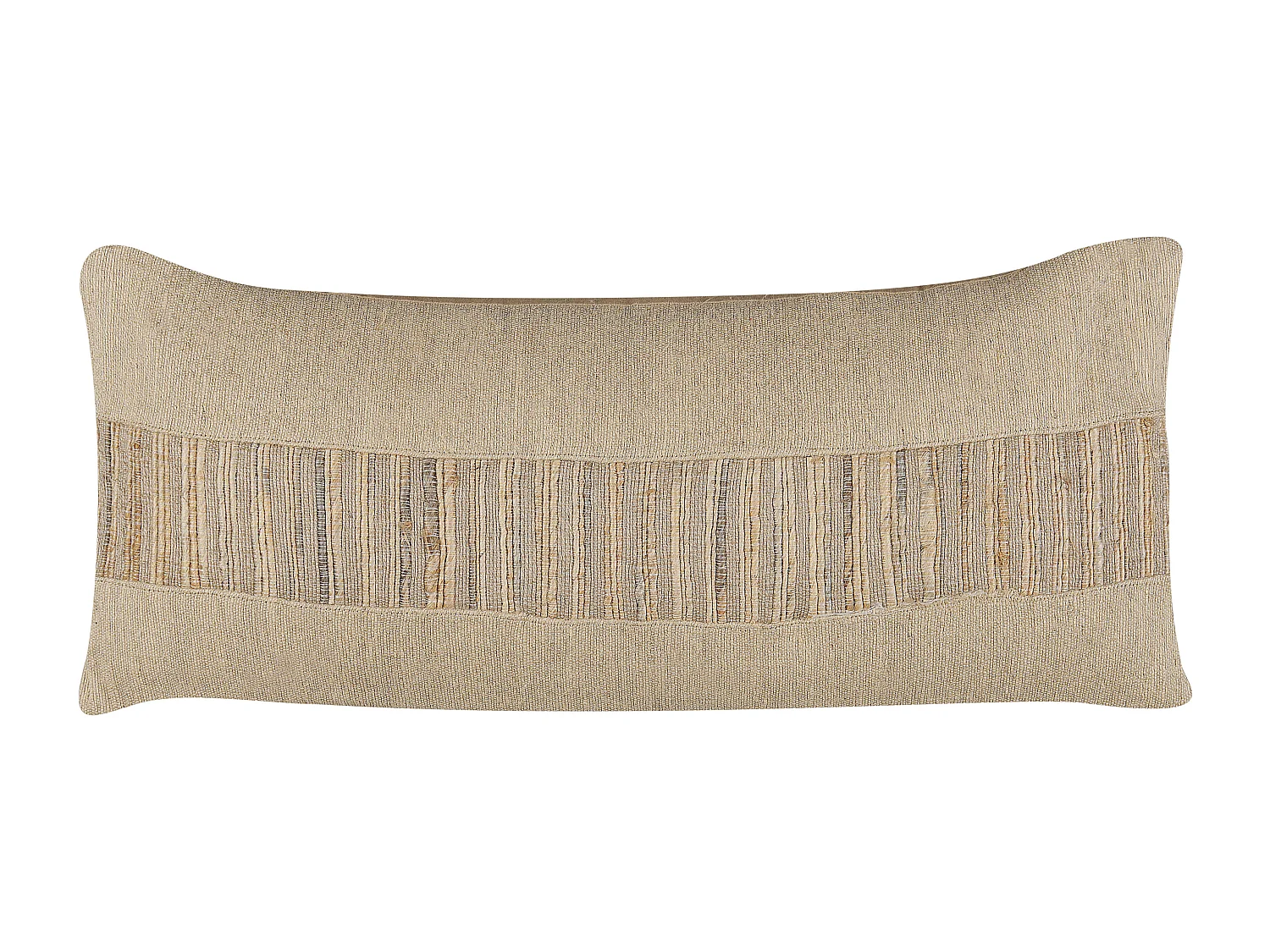 Coussin LUINA Jute 30 x 70 cm Beige Unicolore