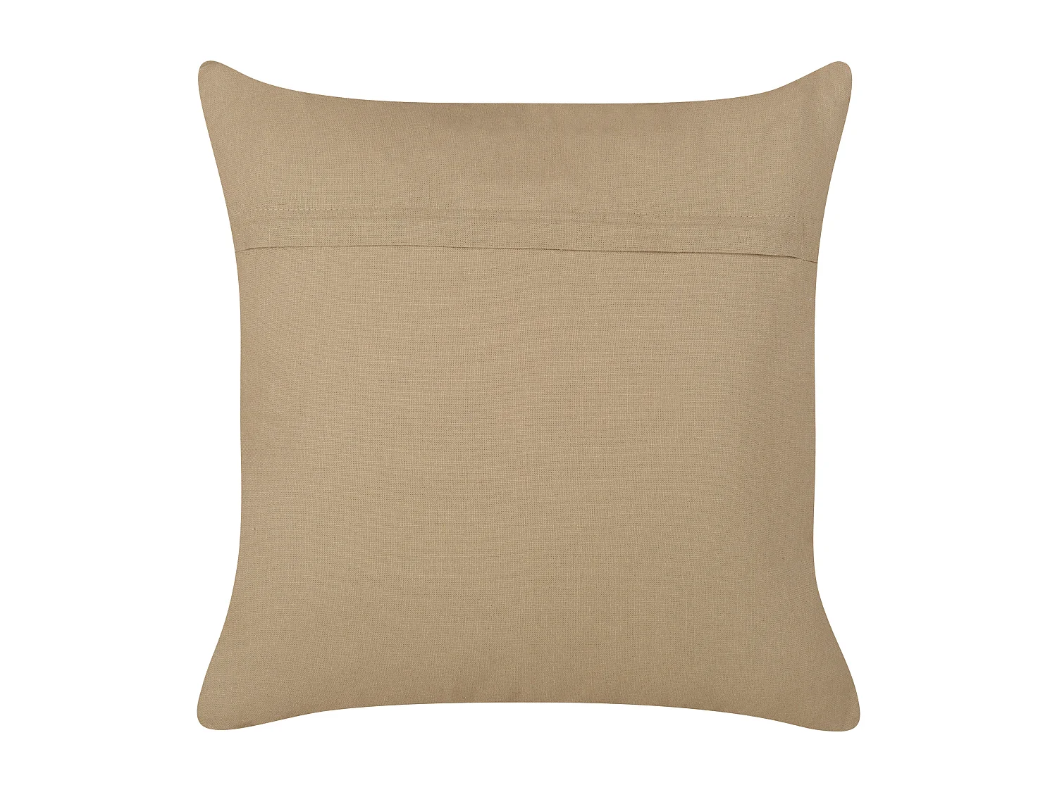 Conjunto de 2 almofadas decorativas COLLOMIA Bouclé 45 x 45 cm Creme Padrão geométrico