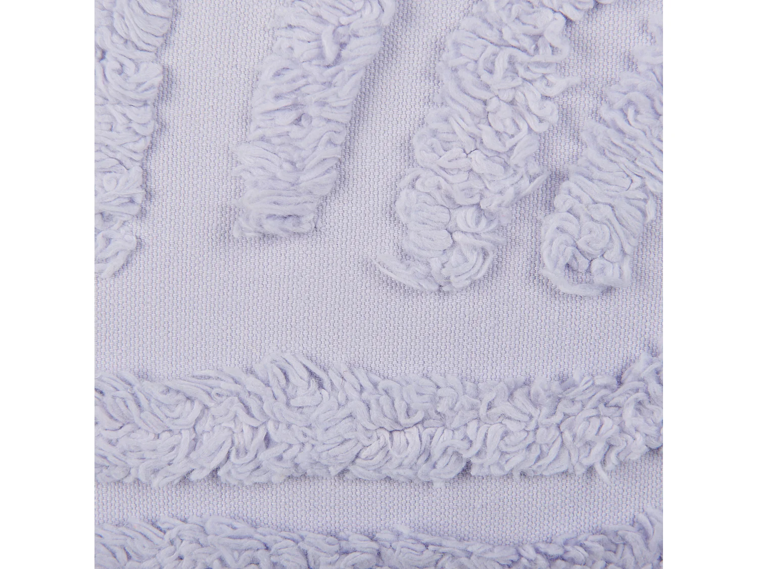 Conjunto de 2 almofadas decorativas TELLIMA Algodão 45 x 45 cm Violeta Padrão geométrico