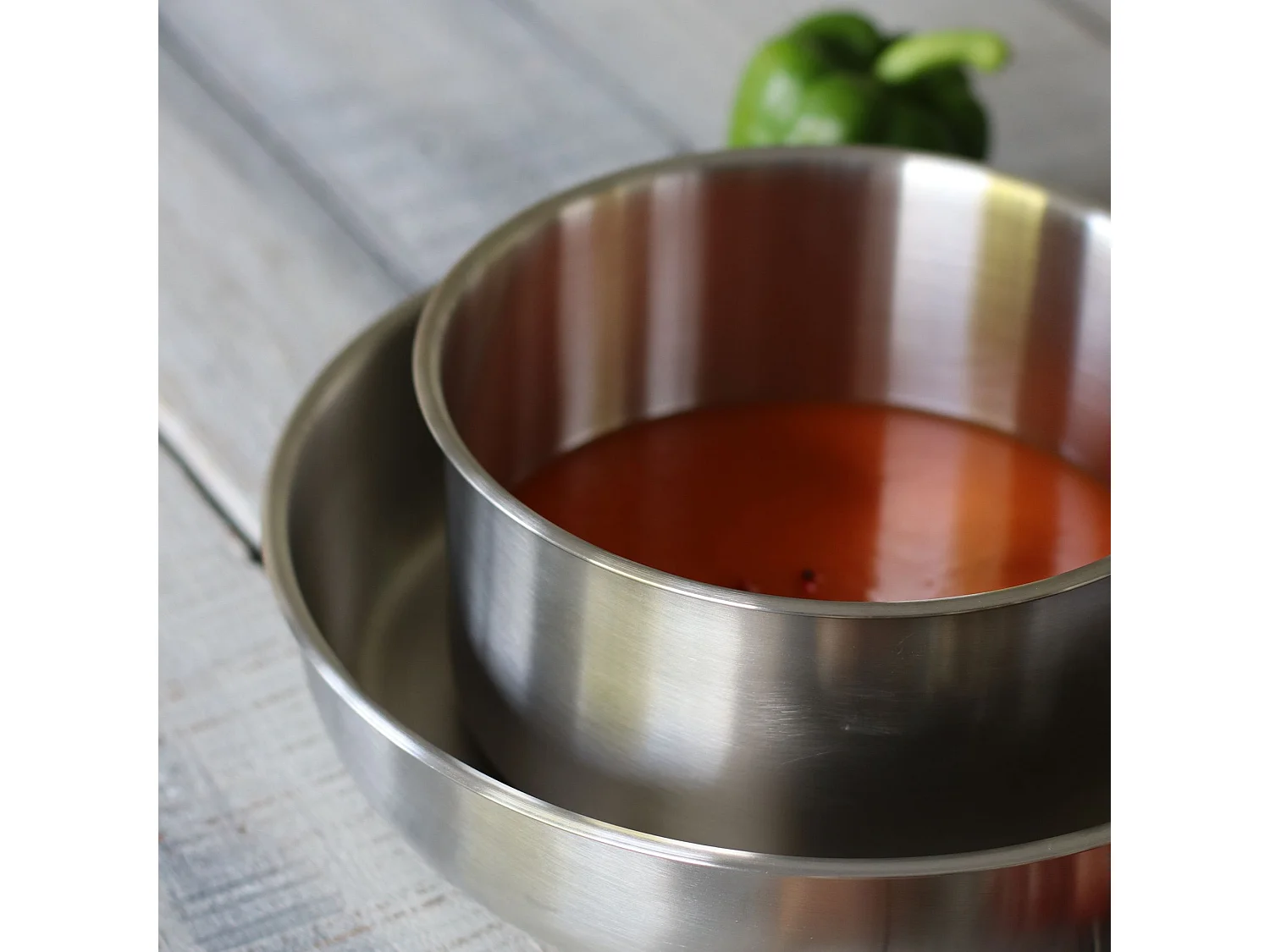 Menastyl - Set 3 Casseroles Iris En Acier Inoxydable+poignee Induction 16/18 Et 20cm