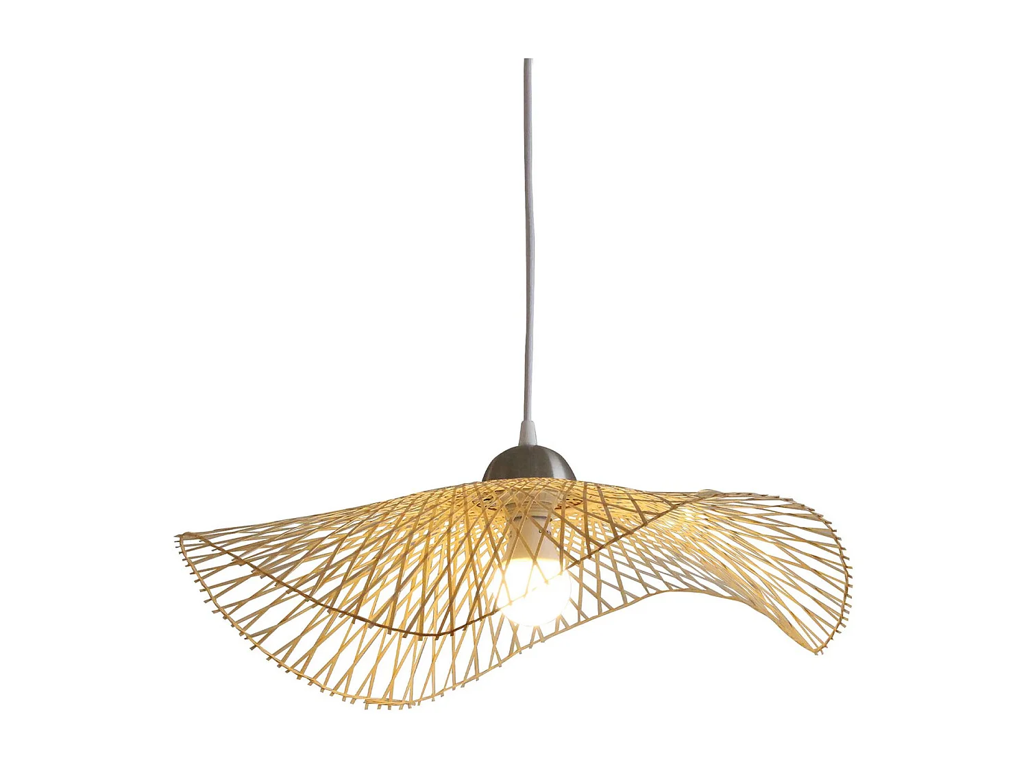 Now's Home - Suspension En Bambou Naturel ø 55 Cm Caravelle