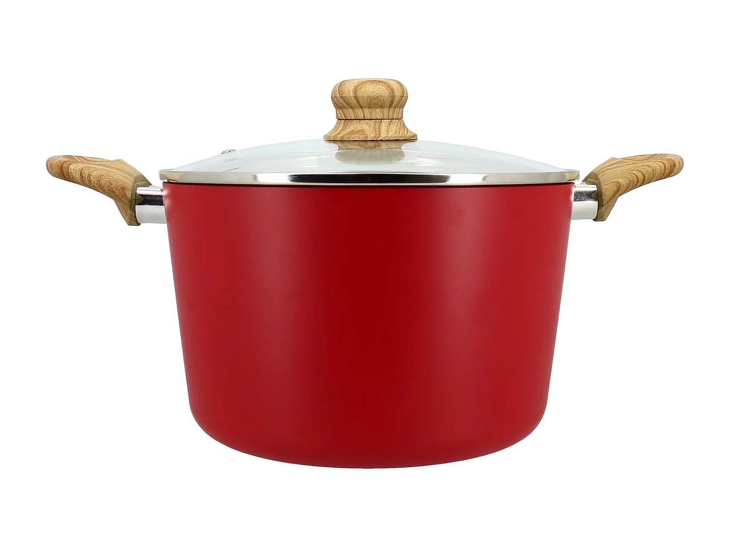 Menastyl - Faitout 24cm Colorama Magenta - En Aluminium - Revetement Antiadhesif En Ceramique