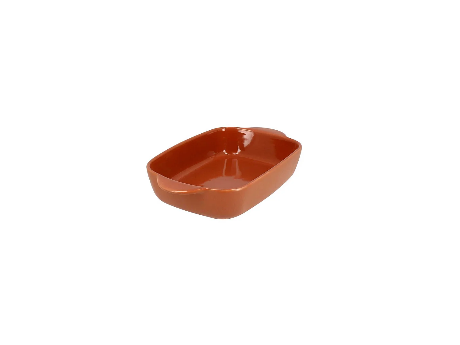 Menastyl - Plat A Four Octave Rectangle 22x13.5cm 500ml En Gres Terracotta