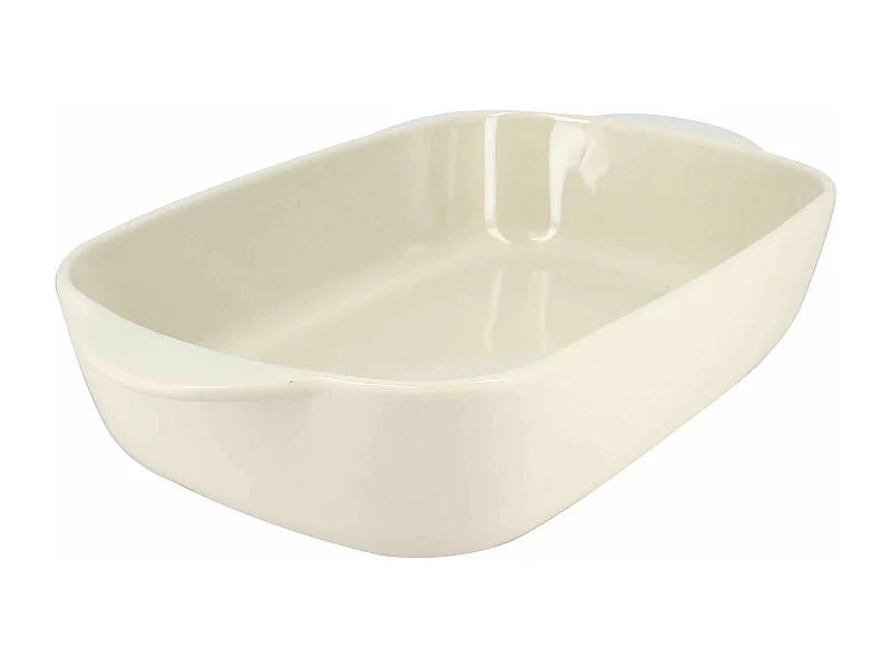 Menastyl - Plat A Four Octave Rectangle 38x23cm 3.3l En Gres Beige