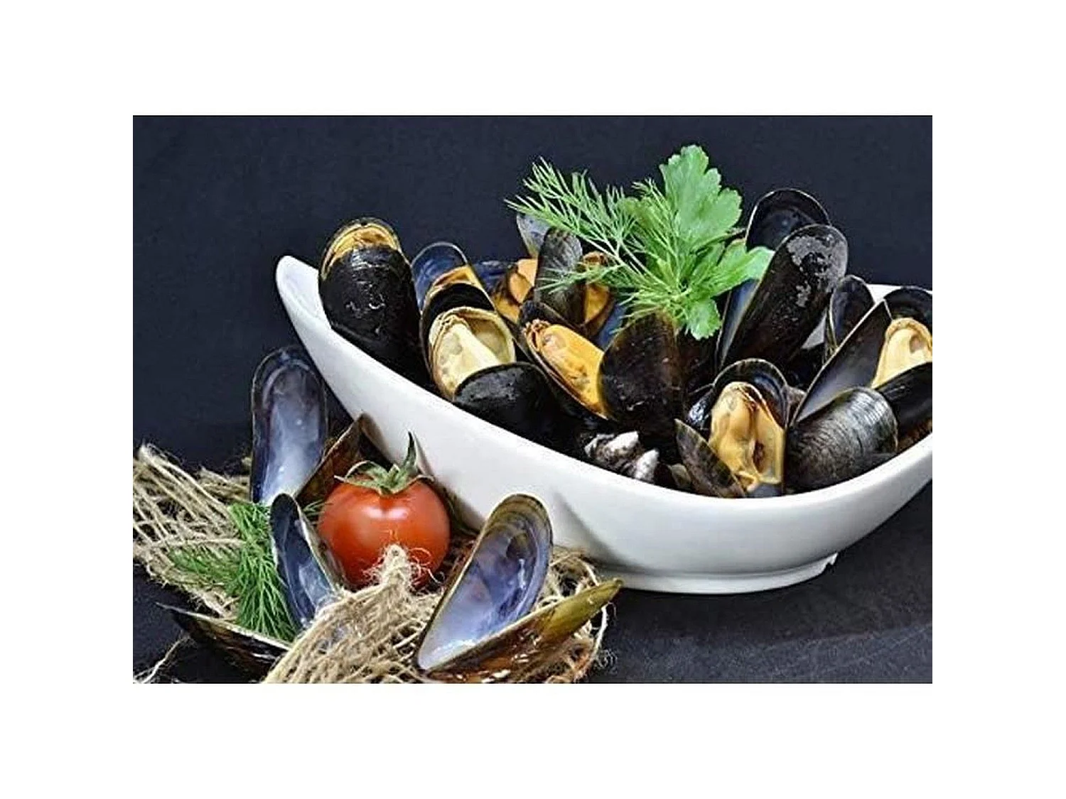 Menastyl - Marmite à Moules 18 Cm En Acier Emaille Noir