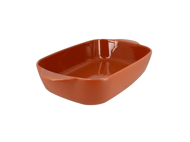 Menastyl - Plat A Four Octave Rectangle 38x23cm 3.3l En Gres Terracotta