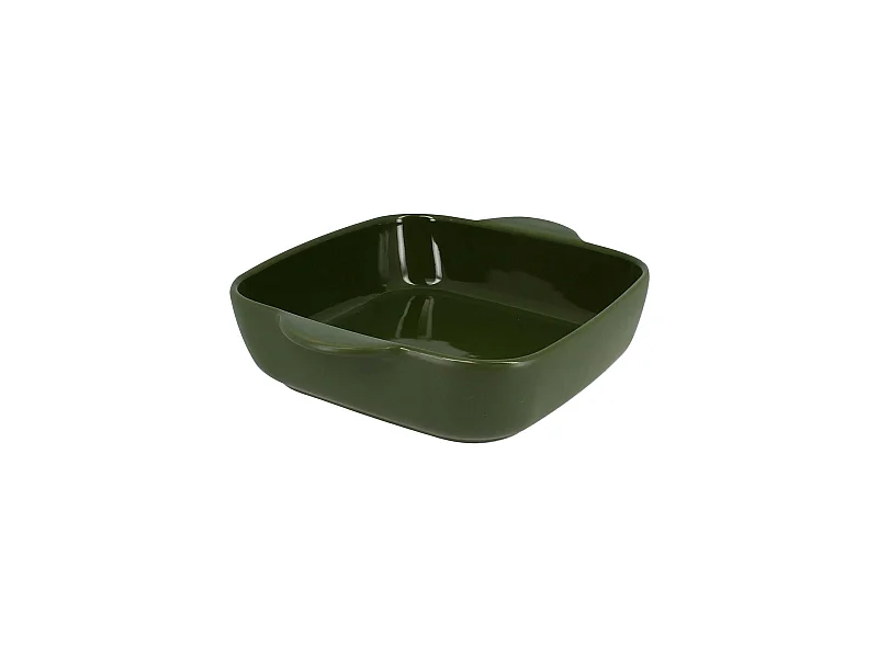 Menastyl - Plat A Four Octave Carre 24cm 1.2l En Gres Vert