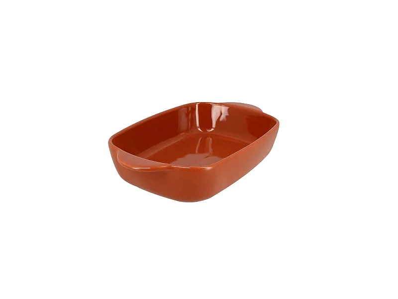 Menastyl - Plat A Four Octave Rectangle 27x16.5cm 1.1l En Gres Terracotta