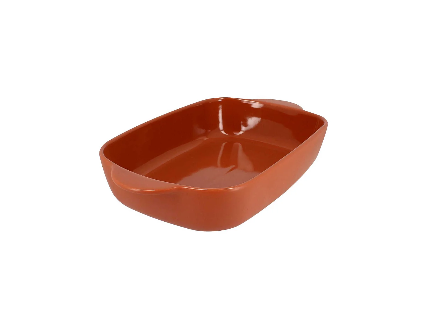 Menastyl - Plat A Four Octave Rectangle 33x20cm 2.2l En Gres Terracotta