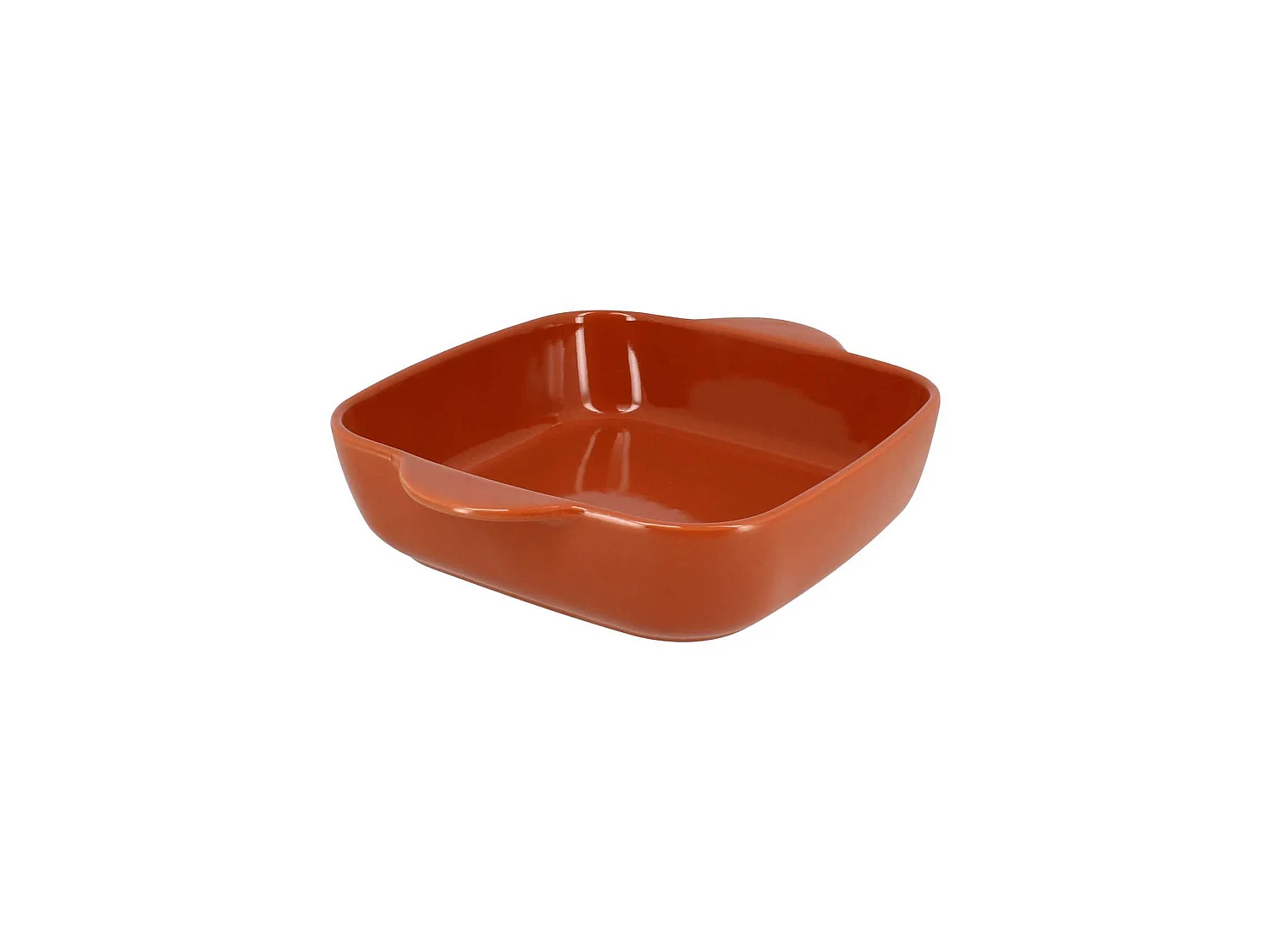 Menastyl - Plat A Four Octave Carre 24cm 1.2l En Gres Terracotta