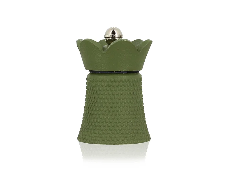 Ogo Living - Moulin A Poivre Et Sel H8cm En Fonte Et Acier Kaki Hawai