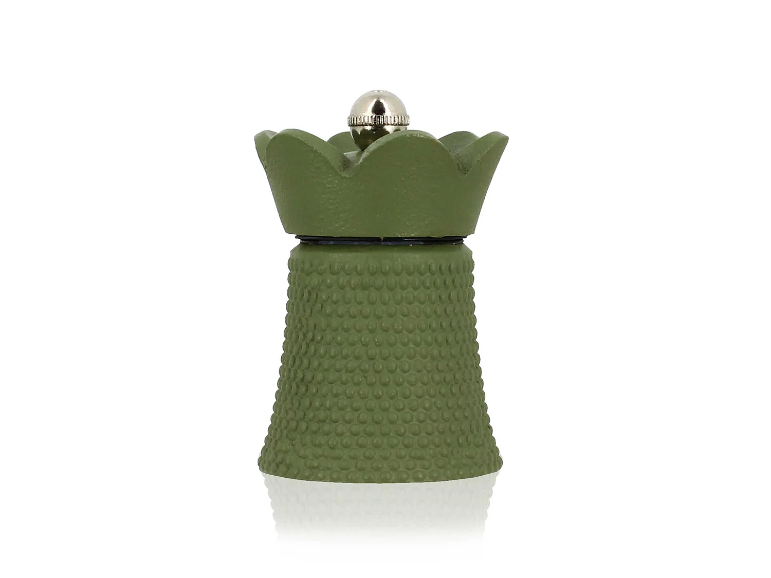 Ogo Living - Moulin A Poivre Et Sel H8cm En Fonte Et Acier Kaki Hawai