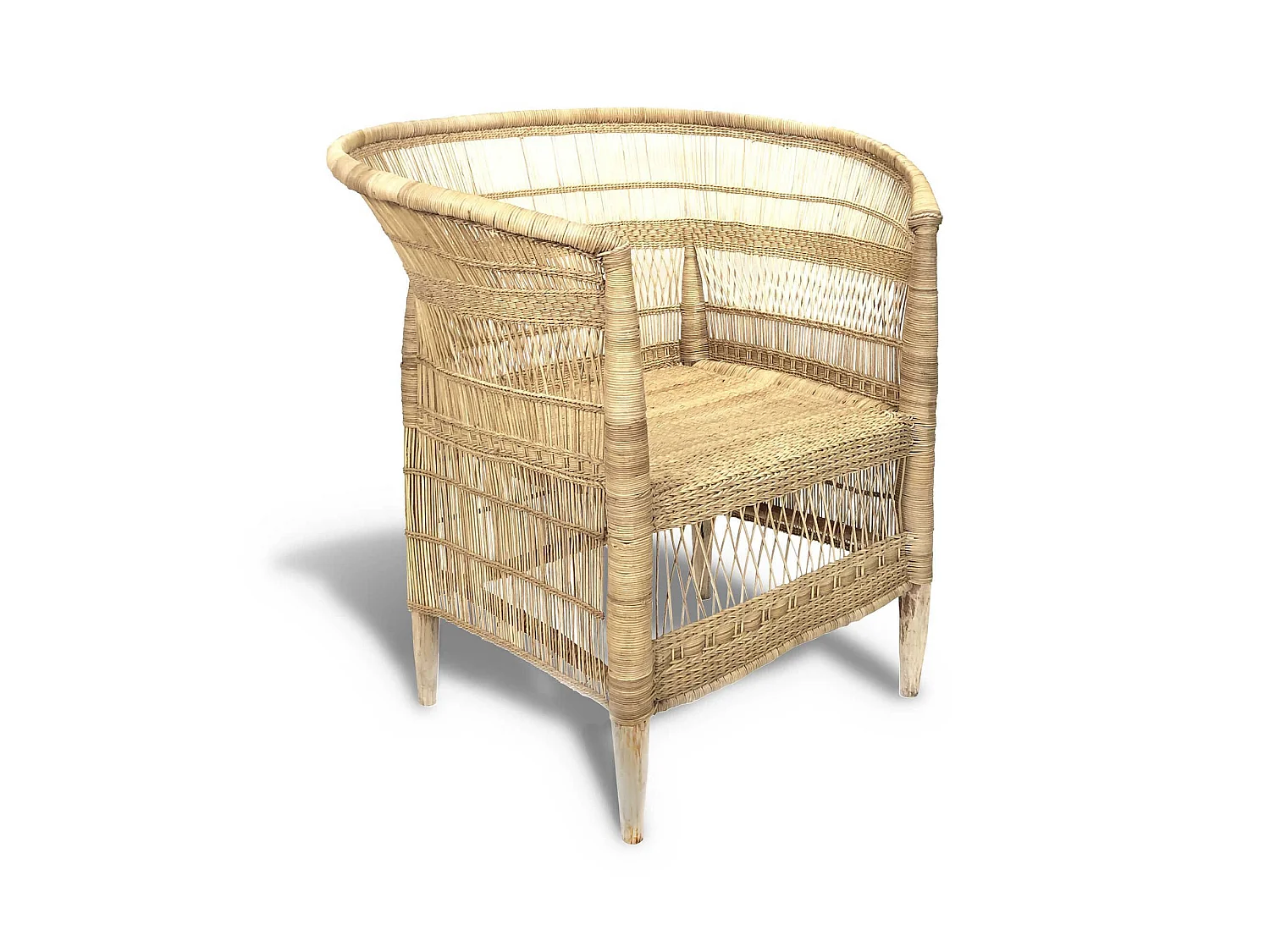 Now's Home - Fauteuil Traditionnel Du Malawi En Rotin