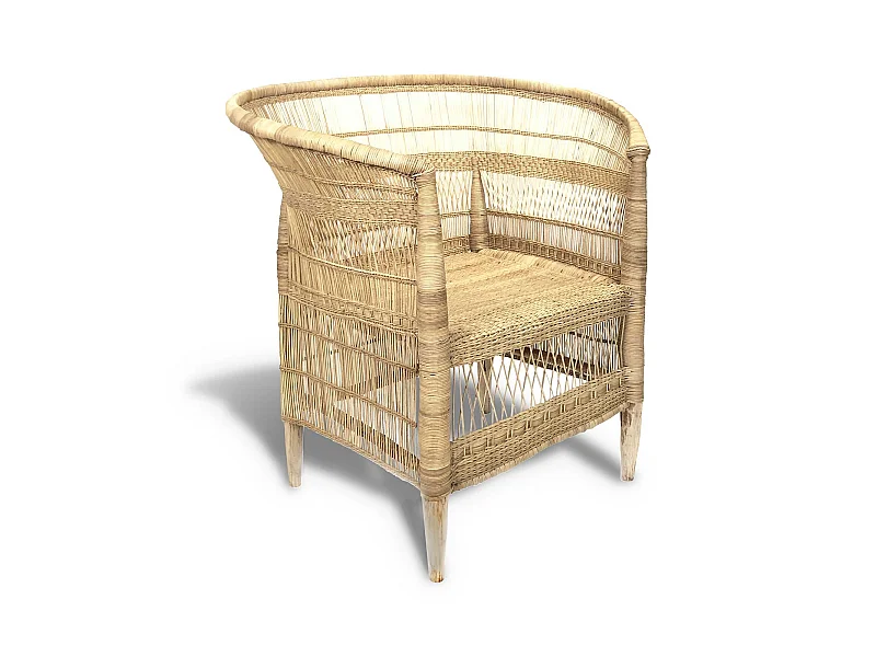 Now's Home - Fauteuil Traditionnel Du Malawi En Rotin