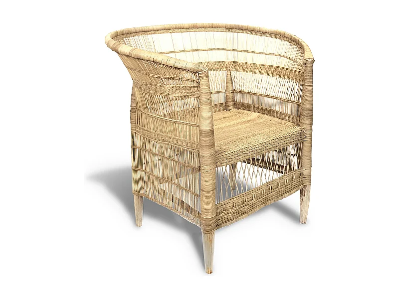Now's Home - Fauteuil Traditionnel Du Malawi En Rotin