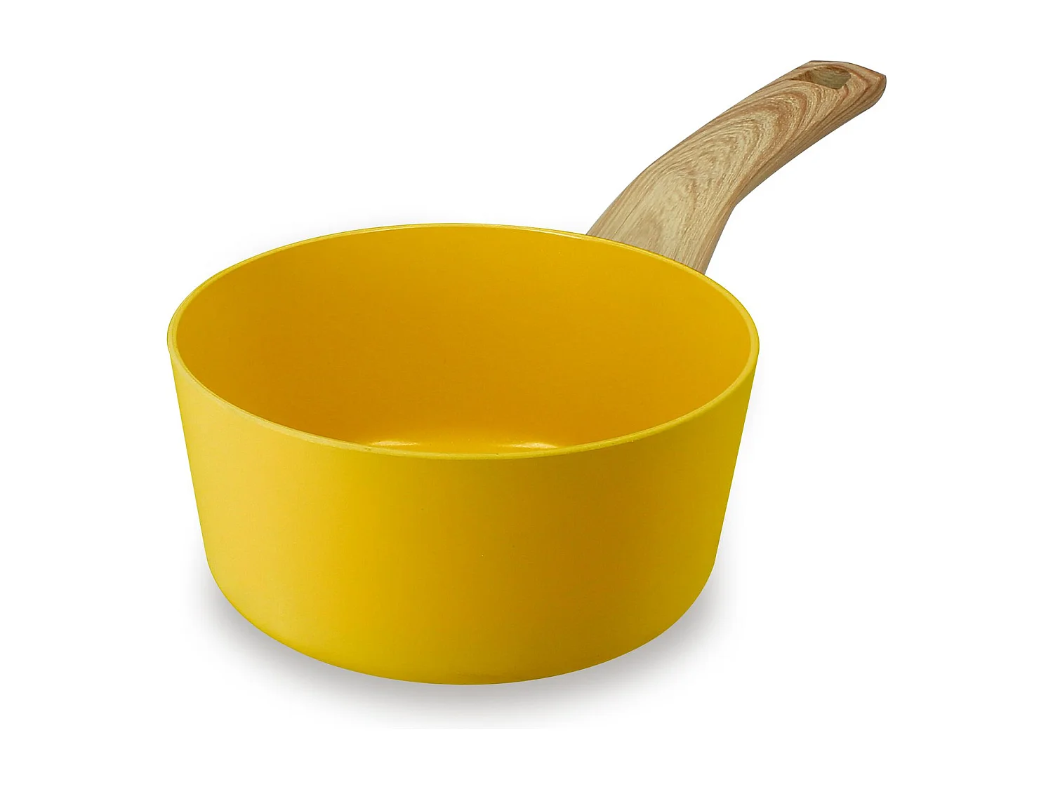 Menastyl - Casserole 16cm Colorama Safran - En Aluminium - Revetement Antiadhesif En Ceramique