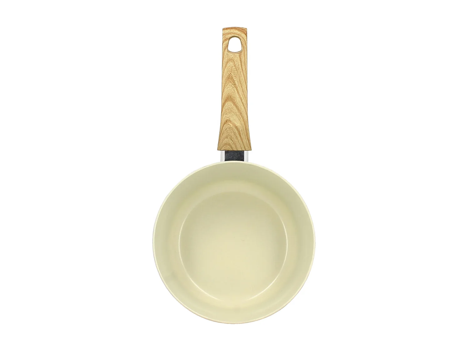 Menastyl - Casserole 20cm Colorama Creme- En Aluminium - Revetement Antiadhesif En Ceramique