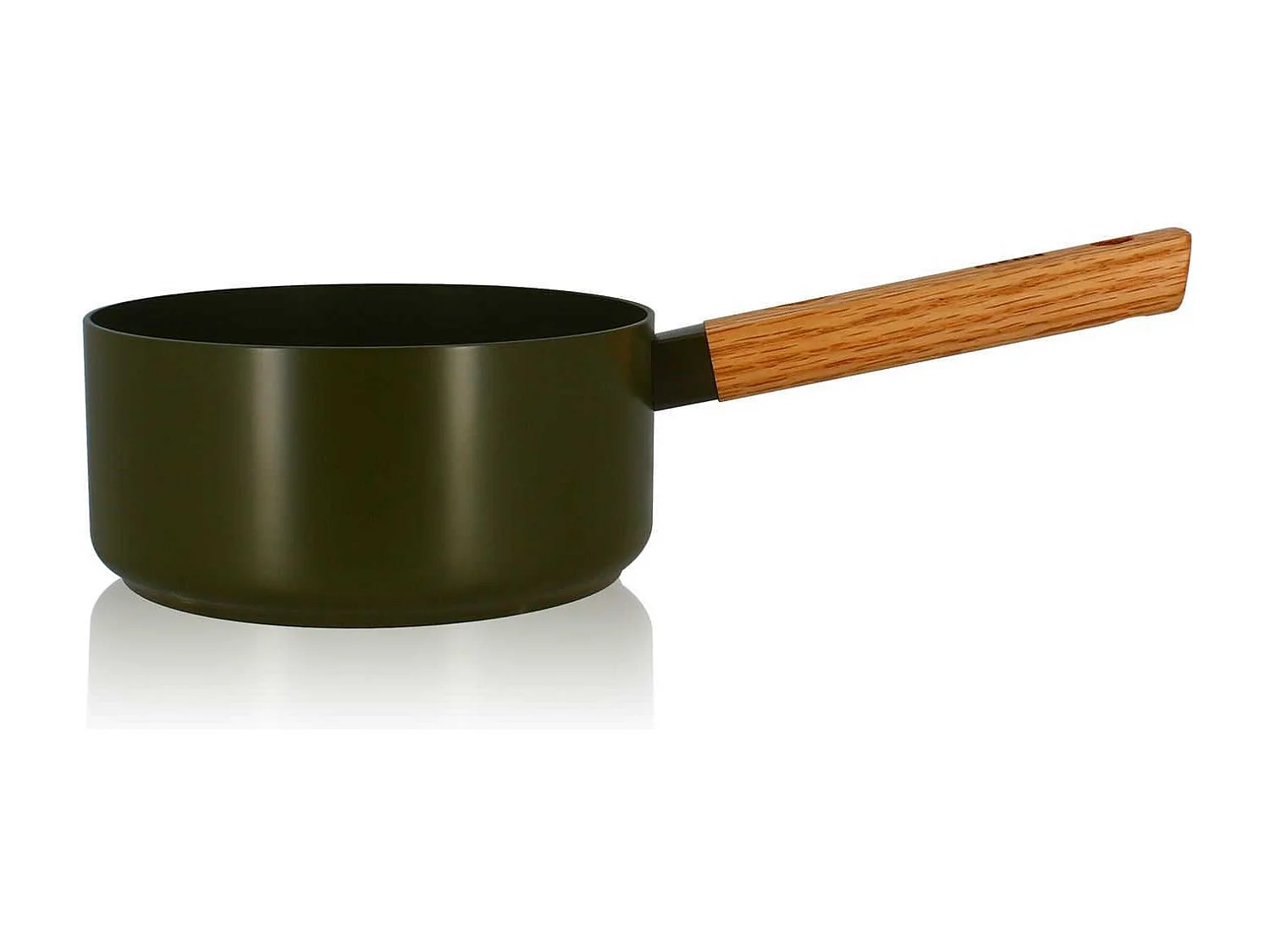 Ogo Living - Casserole Ector 18cm En Aluminium Kaki Avec Manche En Bois