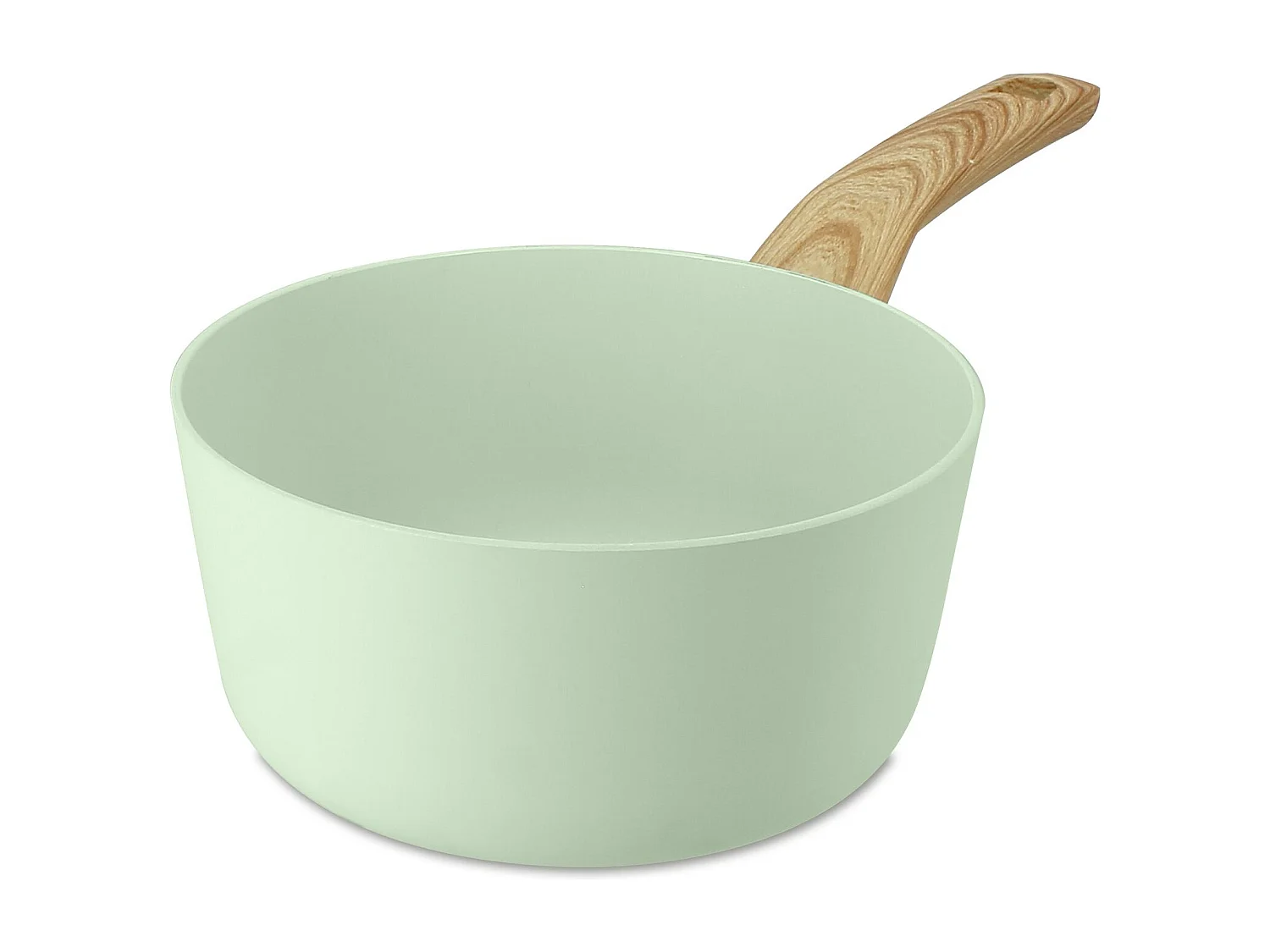 Menastyl - Casserole 18cm Colorama Celadon - En Aluminium - Revetement Antiadhesif En Ceramique