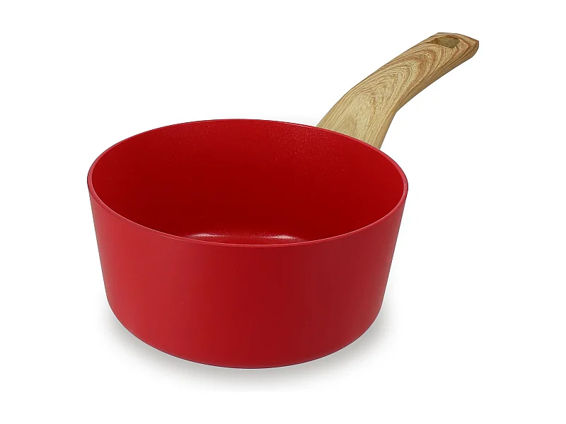 Menastyl - Casserole 16cm Colorama Magenta - En Aluminium - Revetement Antiadhesif En Ceramique
