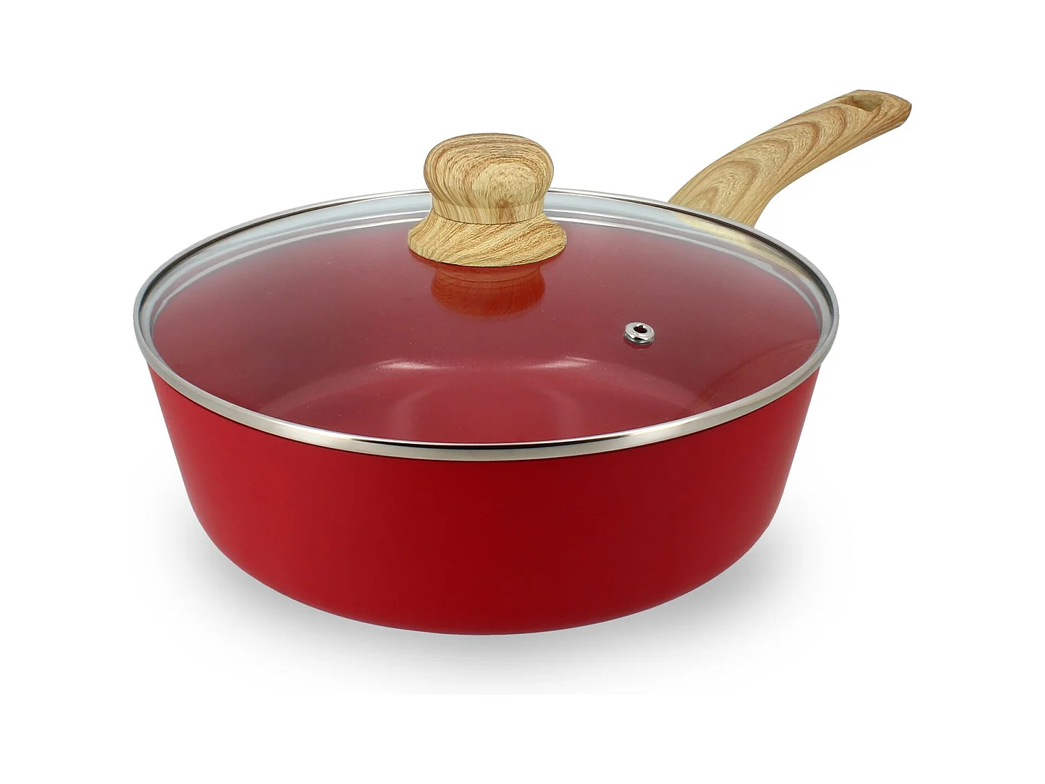 Set 3 poeles triply en acier inoxydable induction 20/24 et 28cm - made in france