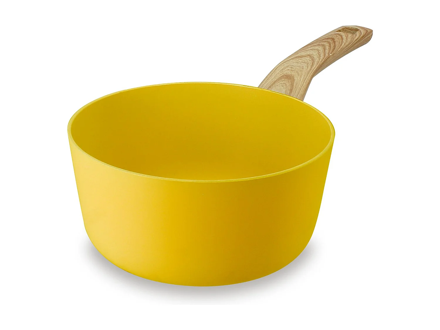 Menastyl - Casserole 18cm Colorama Safran - En Aluminium - Revetement Antiadhesif En Ceramique