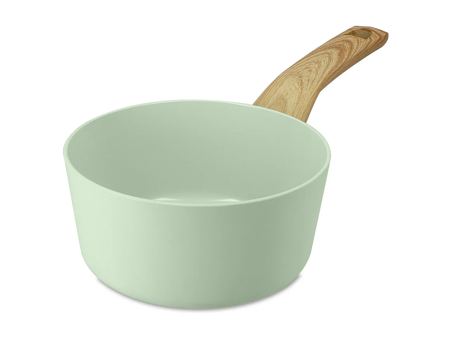 Menastyl - Casserole 16cm Colorama Celadon- En Aluminium - Revetement Antiadhesif En Ceramique