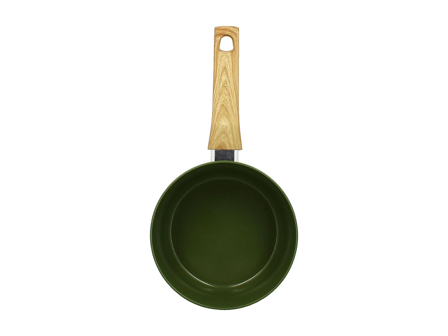 Menastyl - Casserole 18cm Colorama Olive - En Aluminium - Revetement Antiadhesif En Ceramique