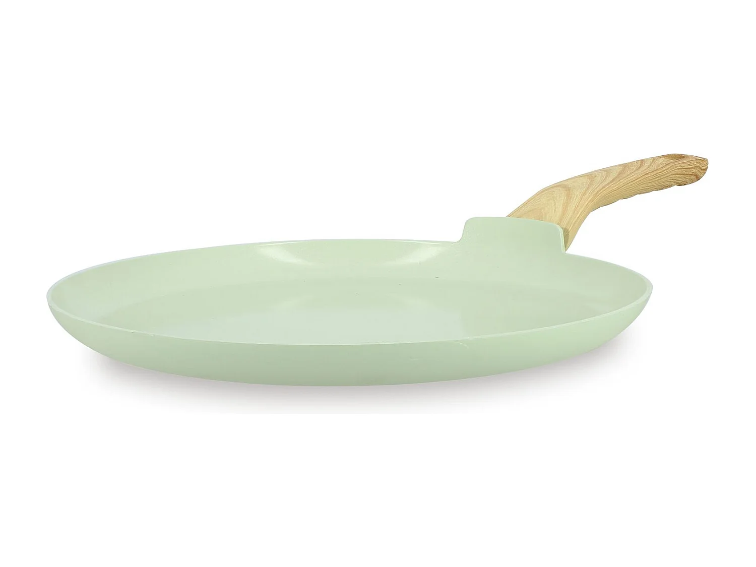 Menastyl - Crepiere 26cm Colorama Celadon - En Aluminium - Revetement Antiadhesif En Ceramique
