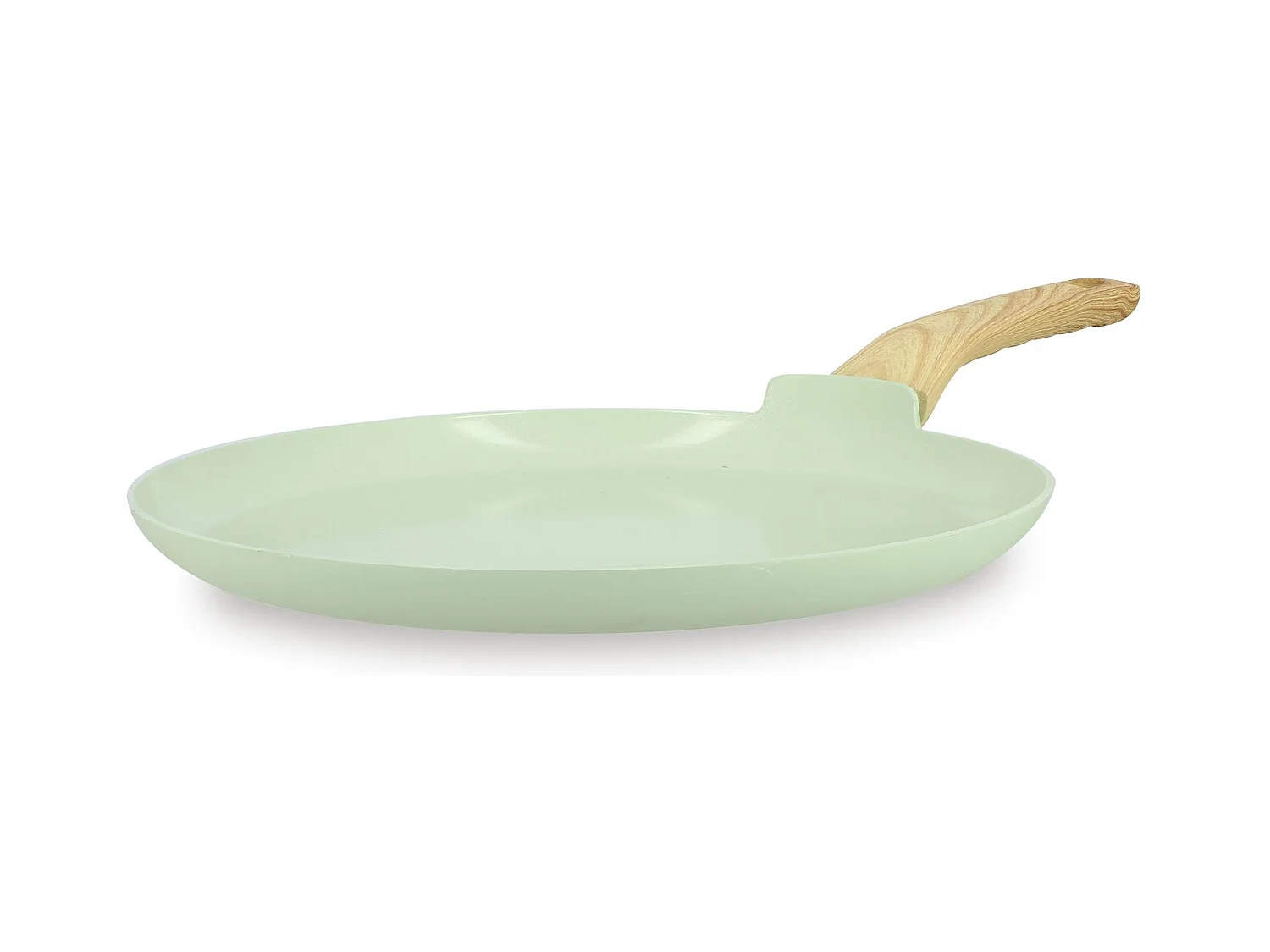 Menastyl - Crepiere 26cm Colorama Celadon - En Aluminium - Revetement Antiadhesif En Ceramique