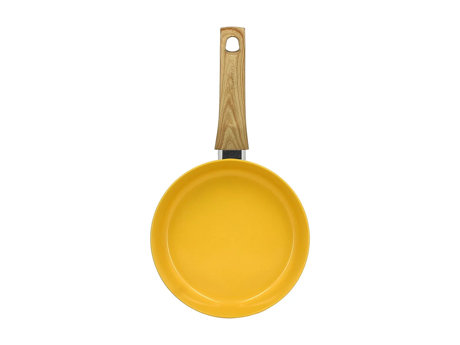 Menastyl - Poele 20cm Colorama Safran - En Aluminium - Revetement Antiadhesif En Ceramique