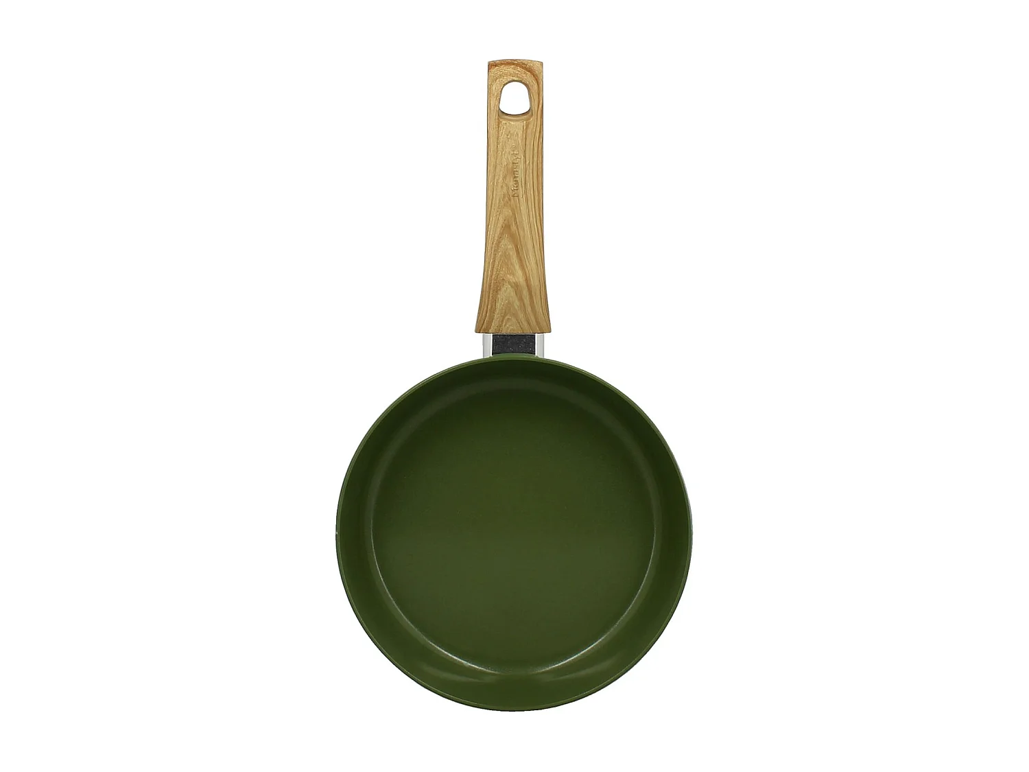 Menastyl - Poele 20cm Colorama  Olive - En Aluminium - Revetement Antiadhesif En Ceramique