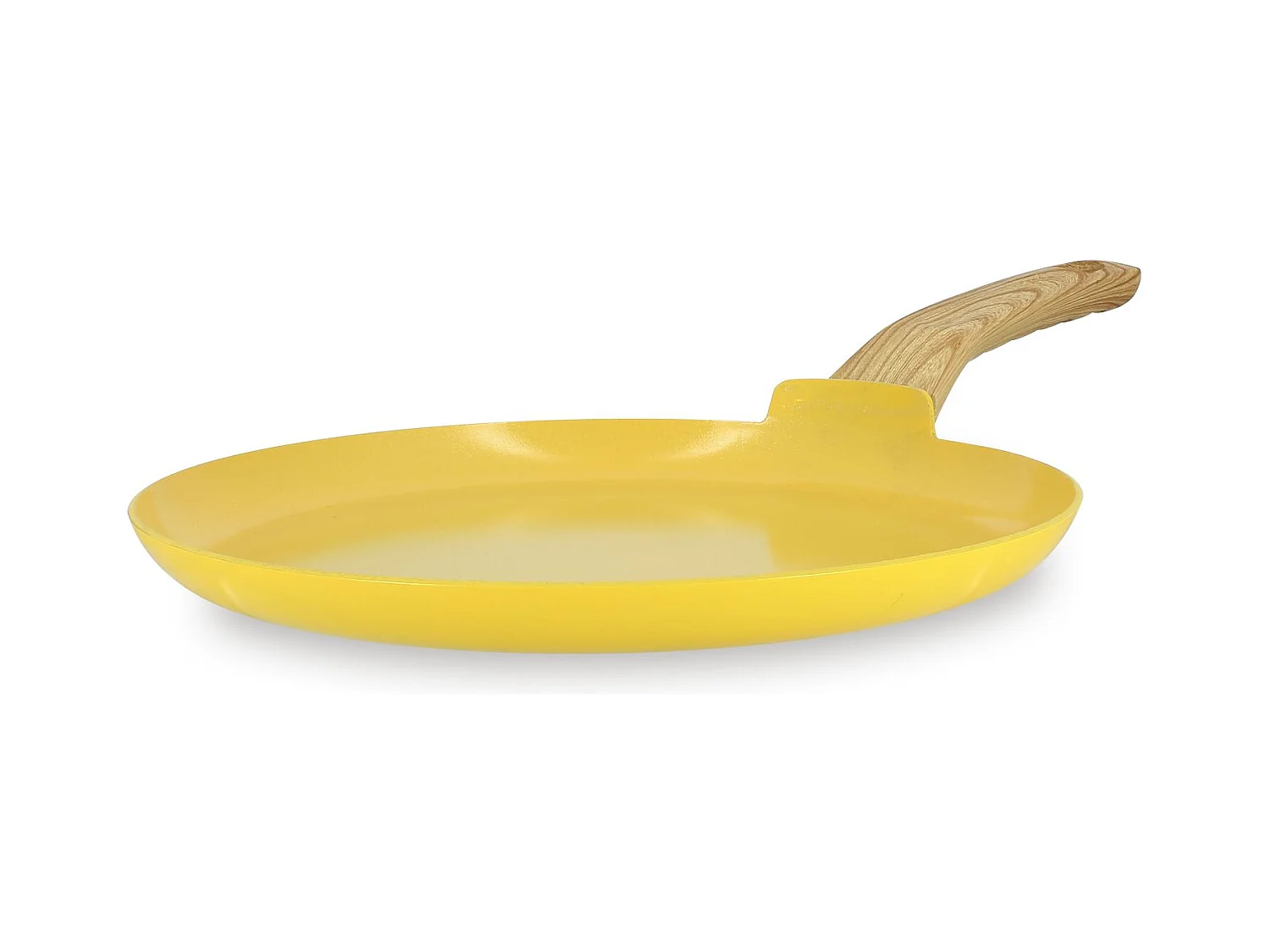 Menastyl - Crepiere 26cm Colorama Safran - En Aluminium - Revetement Antiadhesif En Ceramique