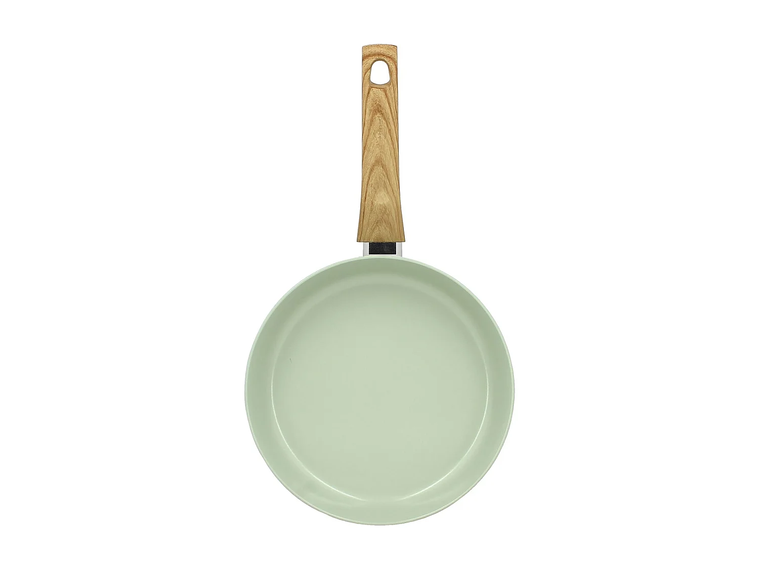 Menastyl - Poele 24cm Colorama Celadon - En Aluminium - Revetement Antiadhesif En Ceramique