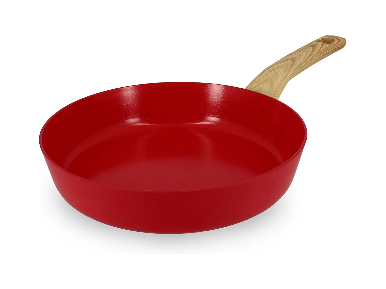 Menastyl - Poele 24cm Colorama Magenta - En Aluminium - Revetement Antiadhesif En Ceramique