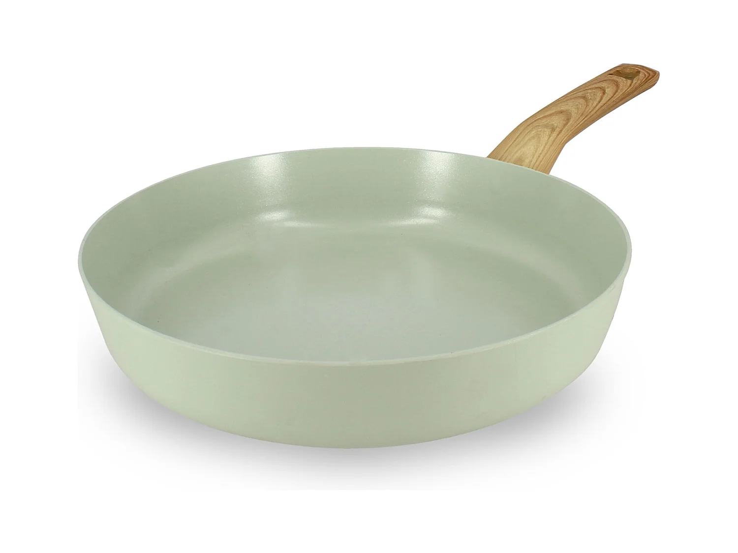 Menastyl - Poele 28cm Colorama Celadon - En Aluminium - Revetement Antiadhesif En Ceramique