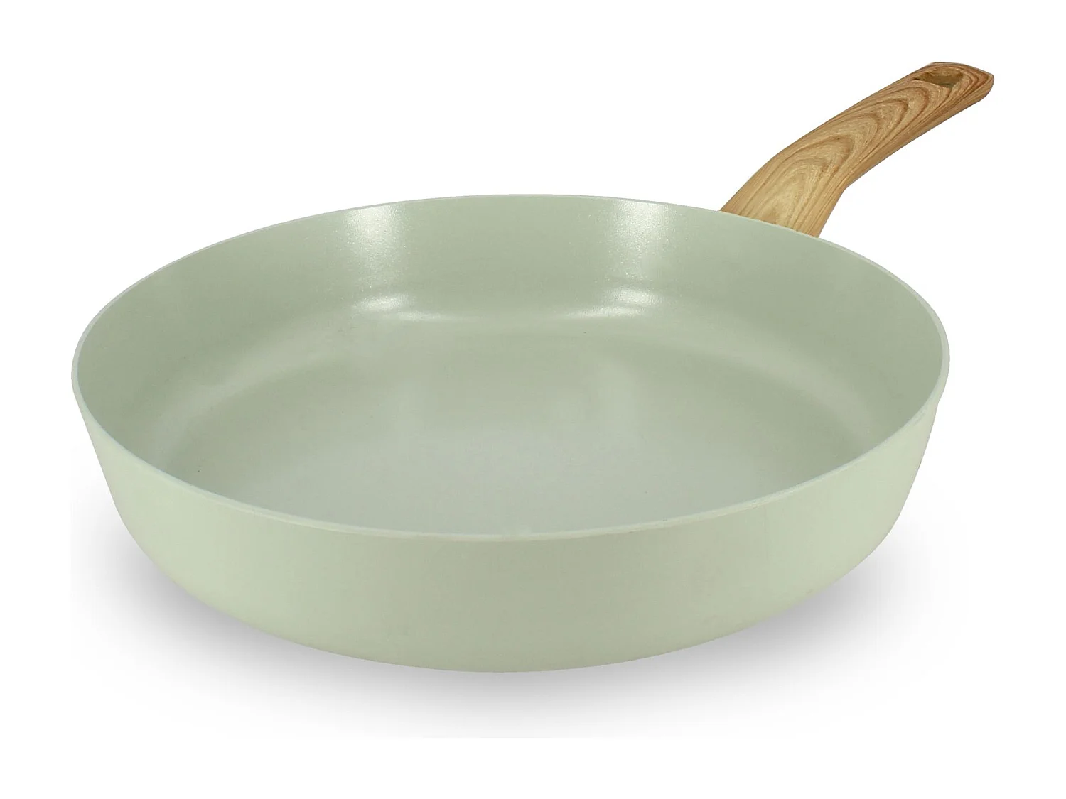 Menastyl - Poele 28cm Colorama Celadon - En Aluminium - Revetement Antiadhesif En Ceramique