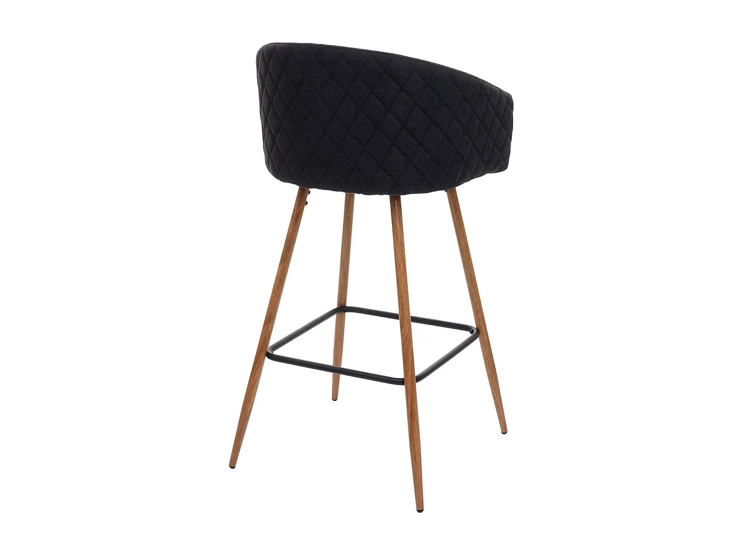 MCW-D72 barkruk (set van 2),  stof/textiel, antraciet-grijs