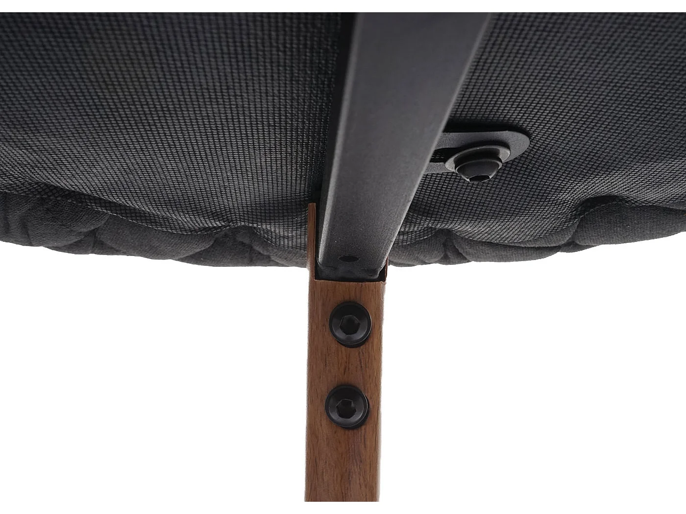 Stołek barowy MCW-D72 (zestaw 2 szt.),  tkanina/tekstylia, antracyt/szary