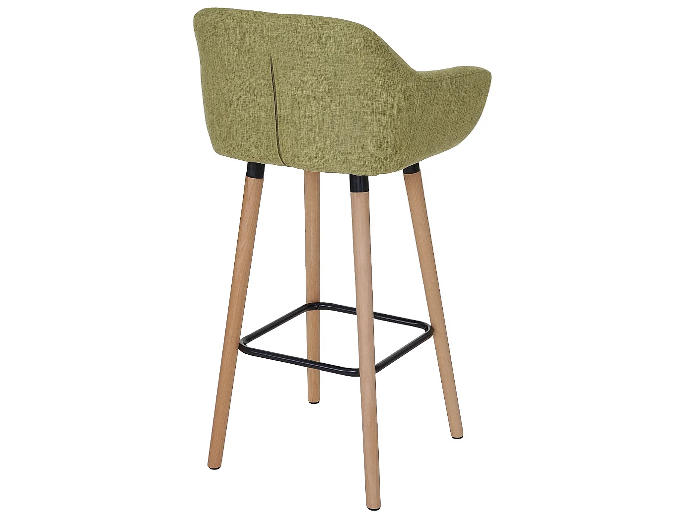 Taburete de bar Vaasa T381 (set de 2),  textil, verde claro