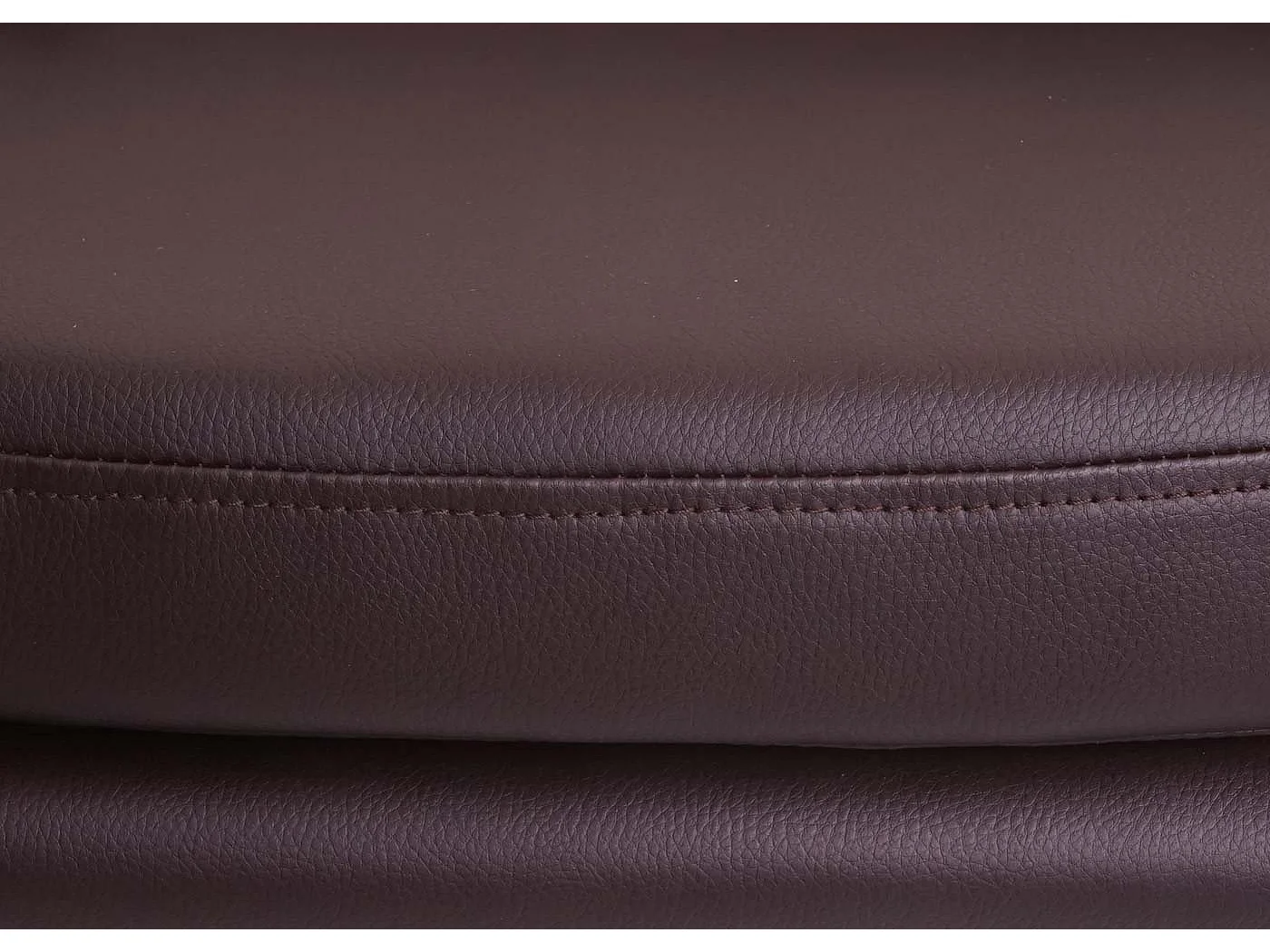 Tabouret de bar Vaasa T381 (lot de 2),  simili cuir, marron