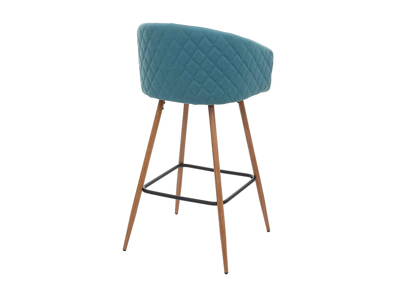 MCW-D72 barkruk (set van 2),  stof/textiel, turquoise